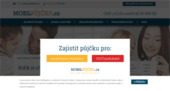 Desktop Screenshot of mobilpujcka.cz
